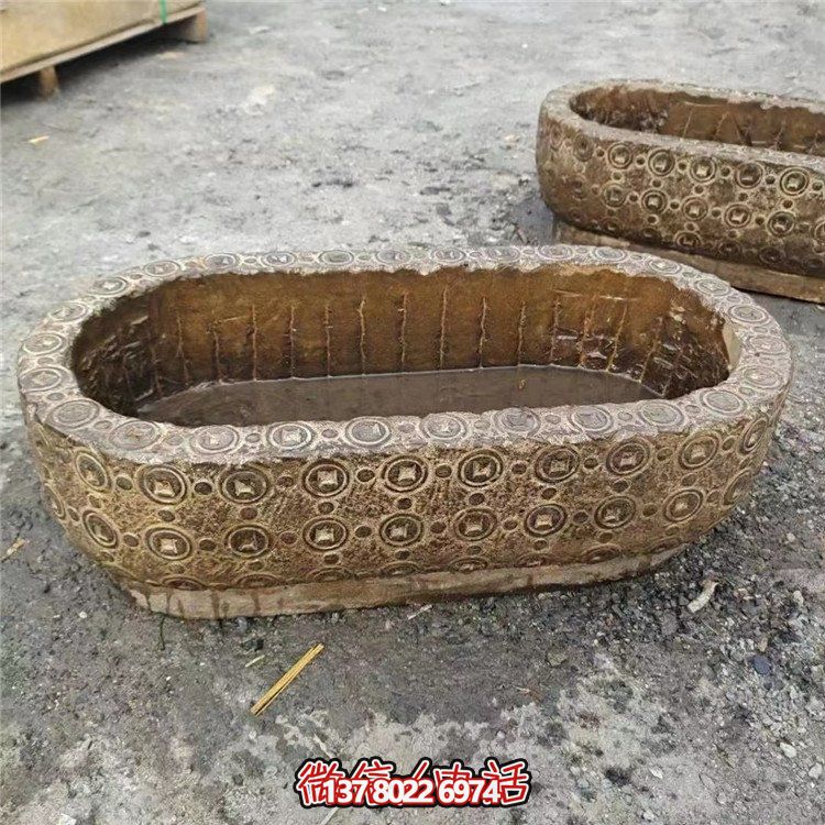 唯美老石槽，給你完美園林景觀