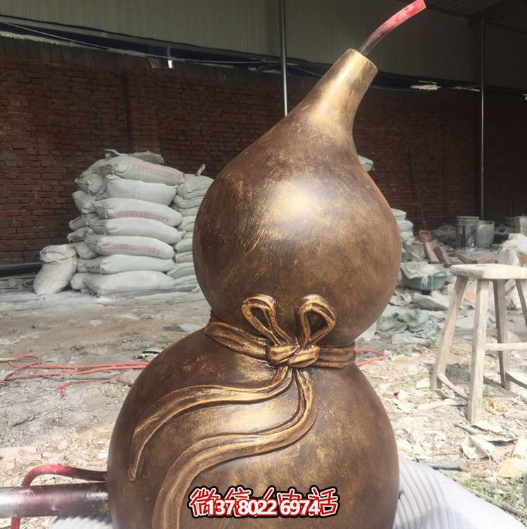 萬用銅雕葫蘆，集家居裝飾、鎮(zhèn)宅辟邪、雕塑藝術(shù)于一體