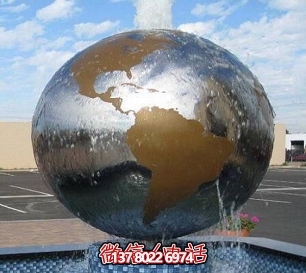 高品質(zhì)不銹鋼噴泉雕塑，裝點你的公園