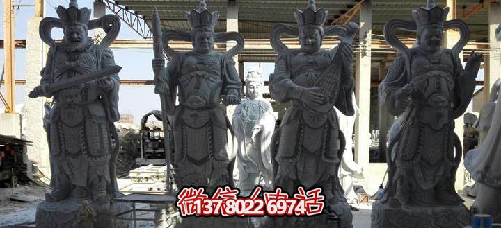 古樸雅致的大理石雕塑，見(jiàn)證古老神佛四大天王的傳承