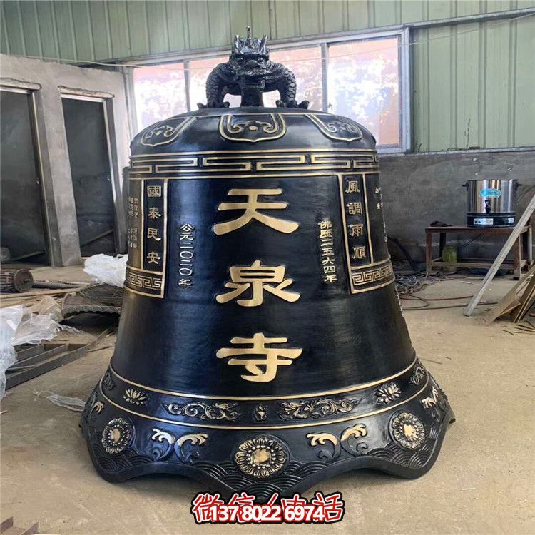 天泉青銅掛鐘雕塑傳承古老文化，鑄就精美藝術(shù)品