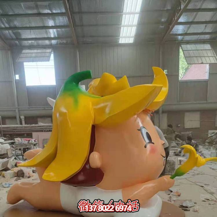 玻璃鋼戶外裝飾擺件，精致美觀、趣味卡通人物景觀