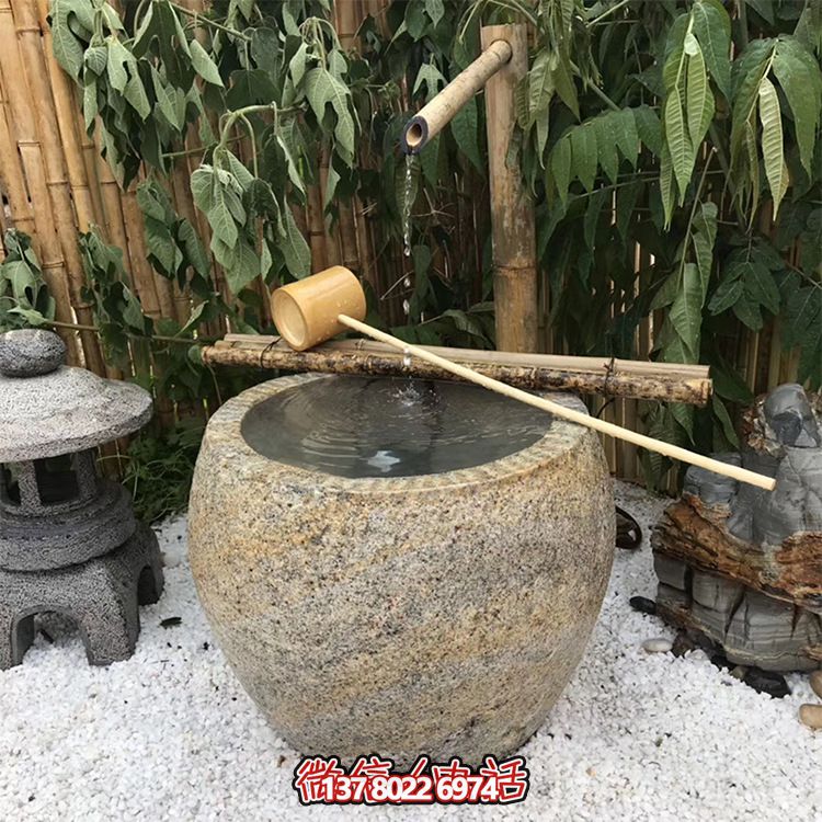 仿古砂石雕塑花盆，創(chuàng)意舊風(fēng)裝飾景區(qū)