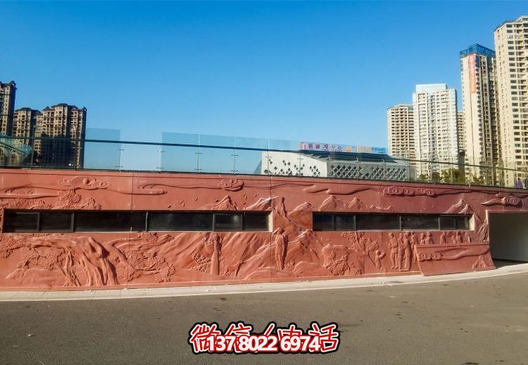 絢麗藝術(shù)空間，創(chuàng)意戶外浮雕銅雕影壁壁畫雕塑