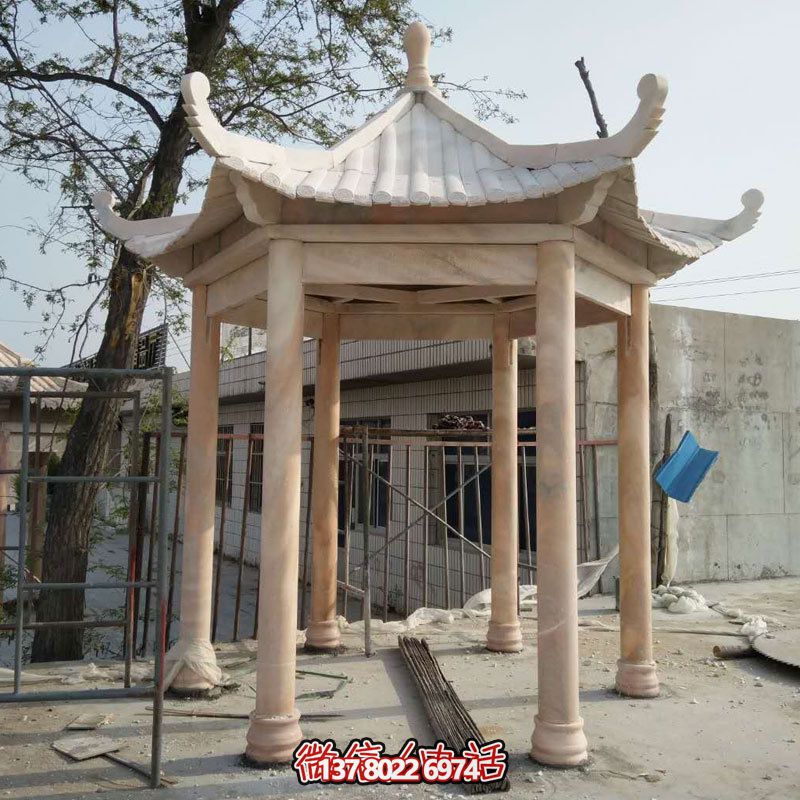 大理石休閑涼亭，美化庭院陽臺(tái)