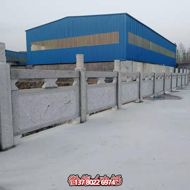 大理石護欄雕塑，為您的戶外河道增添美觀