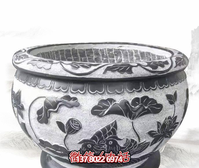 傾情精雕，高端戶外景觀缸雕塑