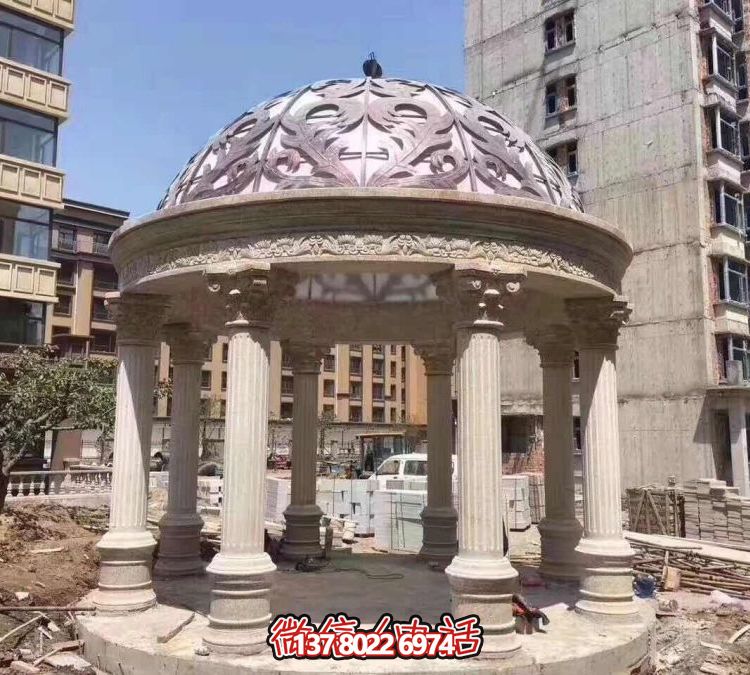 歐式羅馬涼亭，營造優(yōu)雅小區(qū)花園