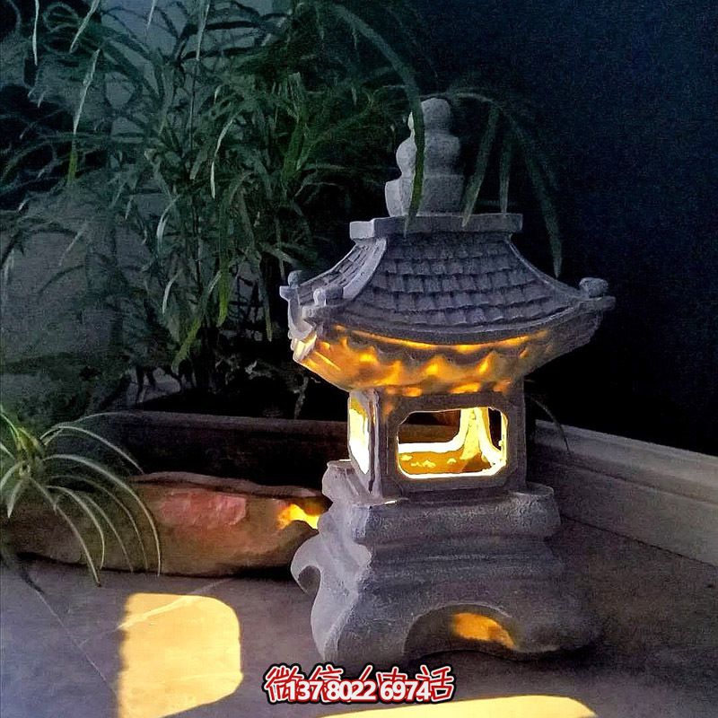 日式風(fēng)落地宮燈，創(chuàng)意裝飾庭院室內(nèi)擺件