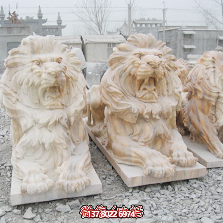 仿真獅子雕塑，為公園、動物園帶來活力