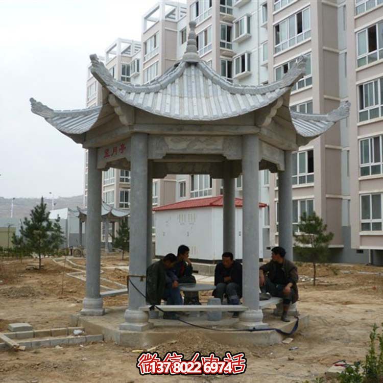古典風(fēng)情涼亭，點(diǎn)綴小區(qū)廣場(chǎng)，讓您休閑身心