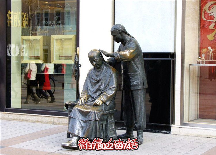 鑄銅雕塑園林景觀，讓你步行街上賞心悅目