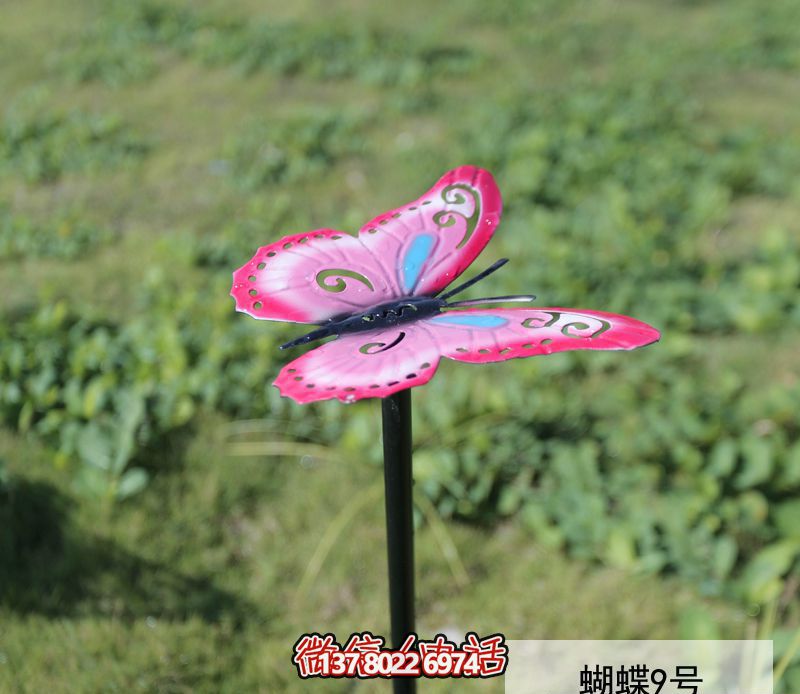 不銹鋼蝴蝶雕塑，創(chuàng)意裝點公園環(huán)境