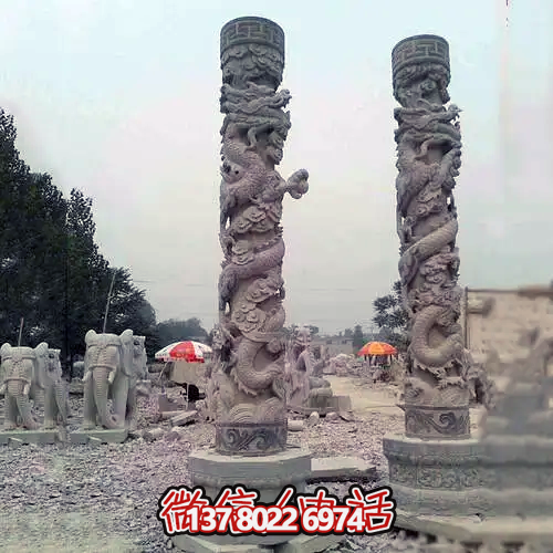 柱石盤(pán)龍安全、堅(jiān)固、節(jié)能的柱子
