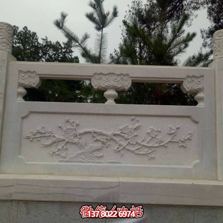 大理石石雕欄桿，給你一個(gè)安全且美麗的橋邊