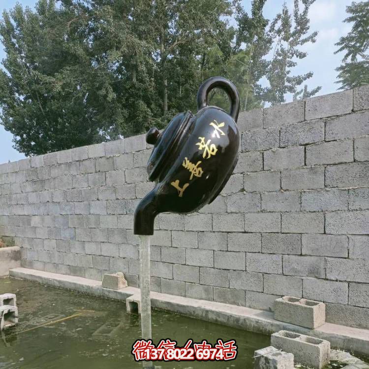 玻璃鋼懸空流水擺件，室外裝飾藝術精品