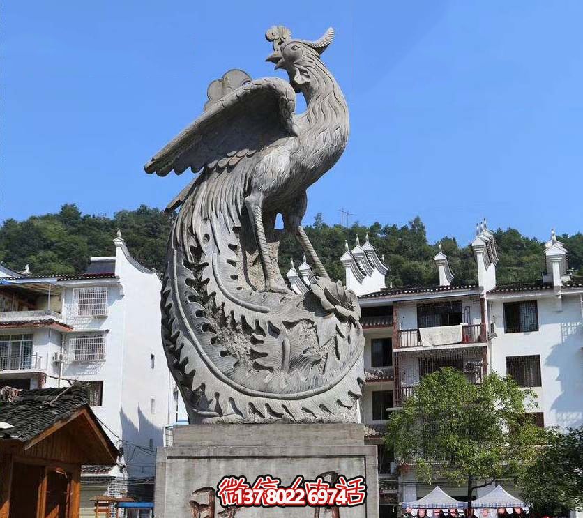 鳳凰雕塑，給公園帶來(lái)靈動(dòng)之美