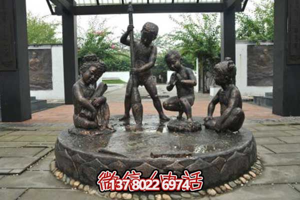 不銹鋼銅雕毛筆，為兒童締造景區(qū)樂趣