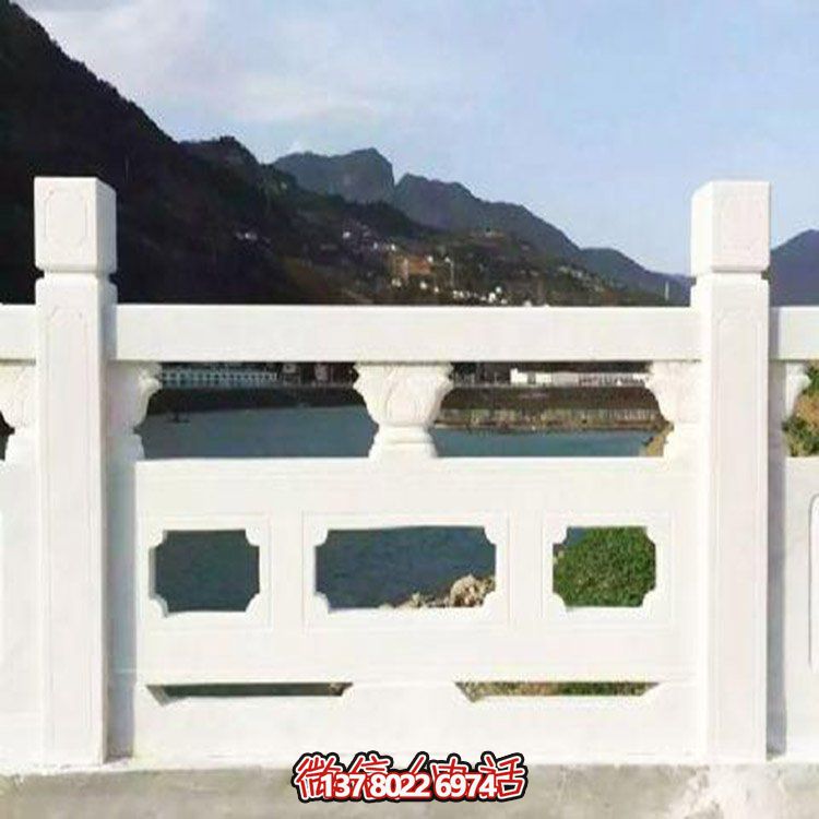大理石雕刻石欄桿，美輪美奐，護(hù)佑家園