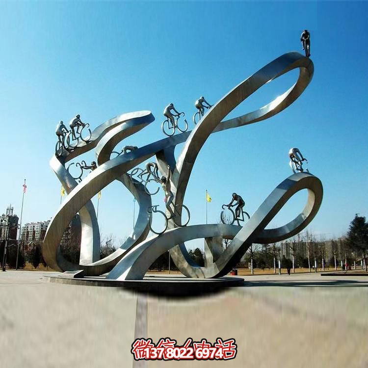 不銹鋼大型創(chuàng)意標志性園林景觀建筑物