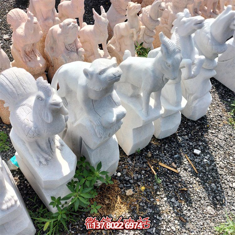 十二生肖小石雕擺件，帶來(lái)更多的吉祥與幸運(yùn)