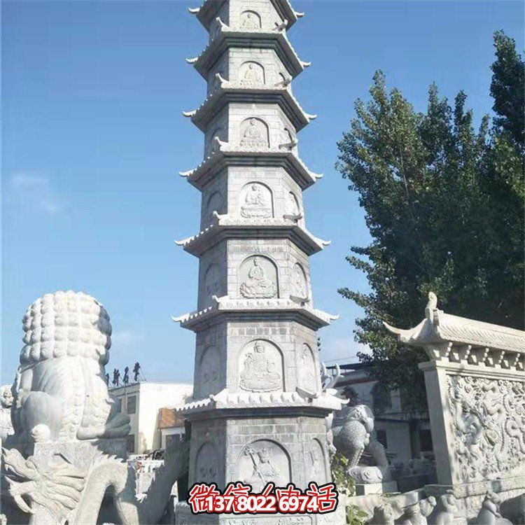 古典佛教雕塑藝術(shù)——精美青石舍利塔、石塔寺、佛塔