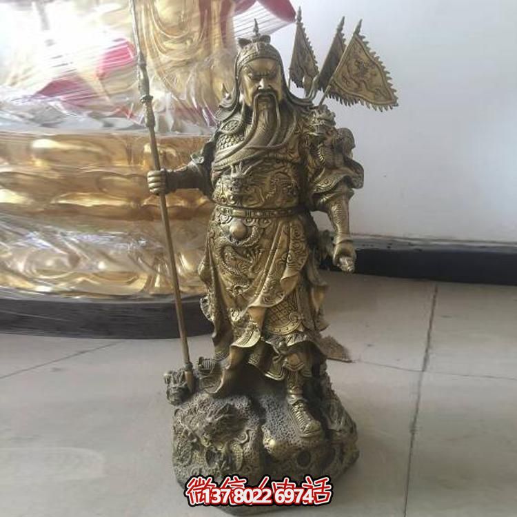 戶(hù)外園林景觀銅雕雕塑武財(cái)神關(guān)公