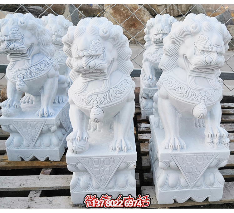 天安門獅子，漢白玉中式傳統(tǒng)北方石獅子