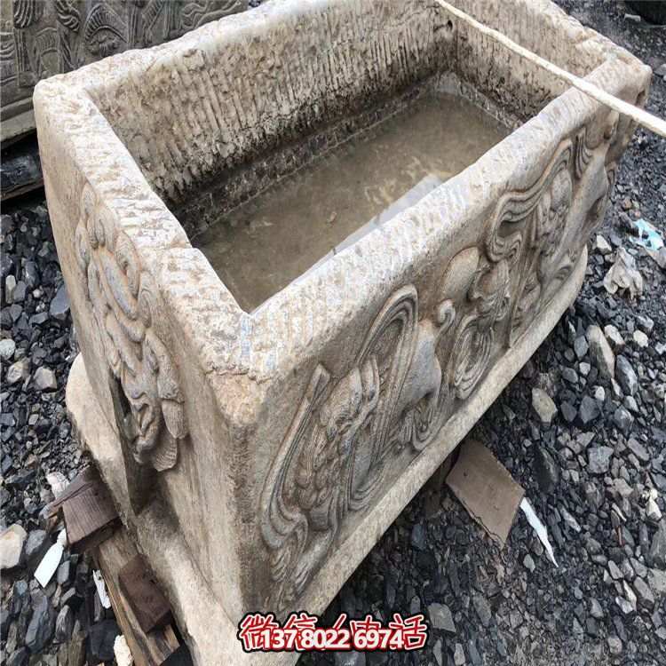 老石槽，漢白玉仿古石槽