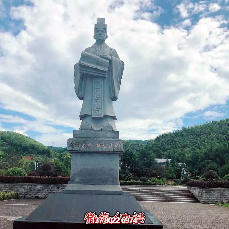 大型大理石景區(qū)廣場(chǎng)歷史文化名人蔡倫雕塑
